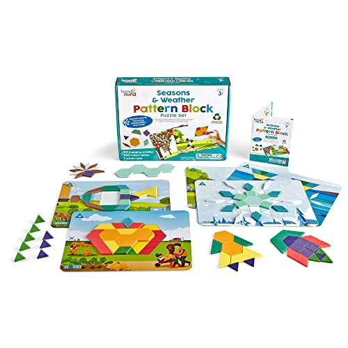 Venta Internacional - Hand2mind Seasons Y Bloque De Patrones De Clima Juego De Rompecabezas