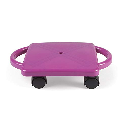 Venta Internacional - Hand2mind Purple Purple Indoor Scooter Board Con Manijas De Seguridad Para Niños De 6 A 12 Años.