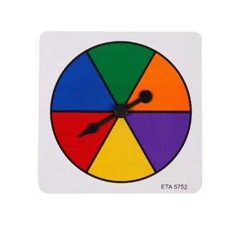Foto 1 | Venta Internacional- Hand2mind Rainbow Spinners Rueda, Hilanderos Cuadrados De Plástico Con Flechas Giratorias De
