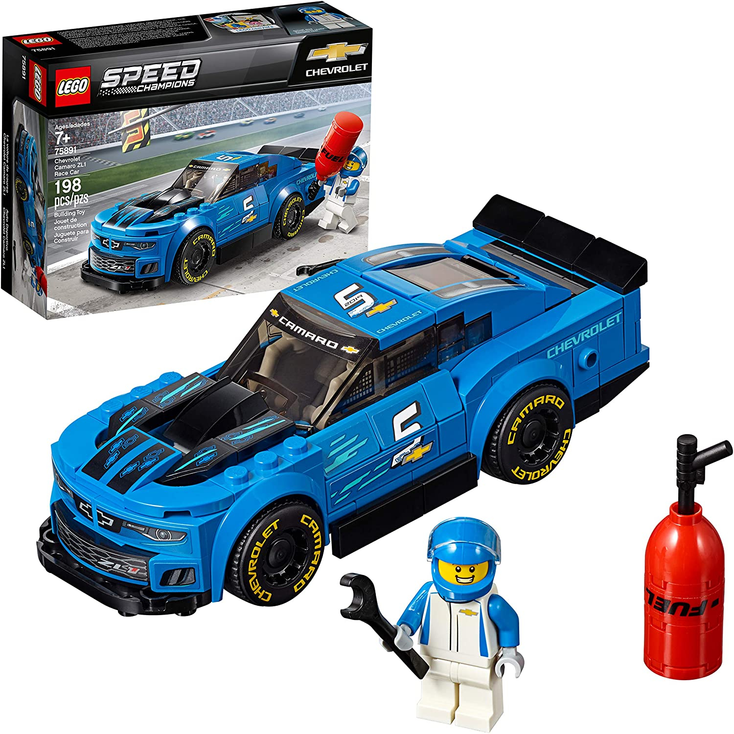 Foto 1 | Venta Internacional - Lego Speed ​​champions Chevrolet Camaro Zl1 Race Car 75891 Building Kit (198 Piezas)