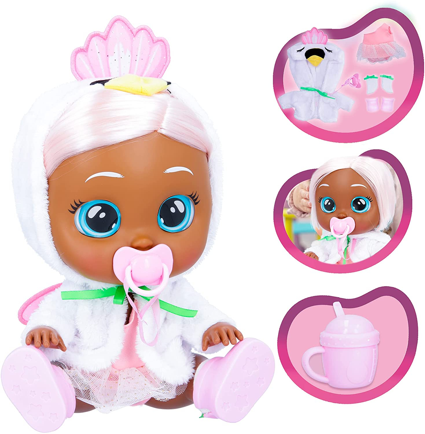 Foto 4 pulgar | Venta Internacional - Cry Babies Kiss Me Daphne - 12 ''baby Doll | Deluxe Blushing Cheeks Característica