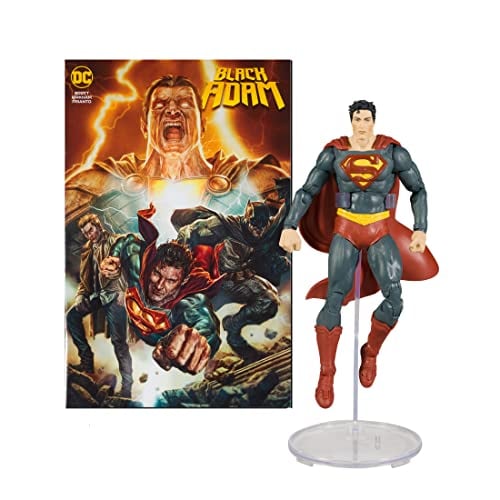 Venta Internacional - Mcfarlane Toys - Dc Direct 7in Figura Con Cómic - Black Adam Wv1 - Superman $794