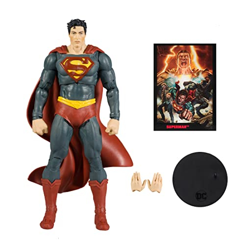 Foto 8 pulgar | Venta Internacional - Mcfarlane Toys - Dc Direct 7in Figura Con Cómic - Black Adam Wv1 - Superman