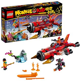 Foto 1 | Venta Internacional - Lego Monkie Kid Red Son’s Inferno Jet 80019 Building Kit (299 Piezas)