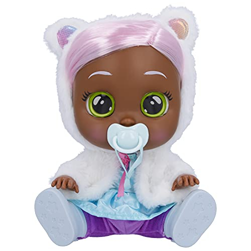 Venta Internacional - Cry Babies Dressy Pearly - 12 ''muñeca De Bebé | Vestido Azul, Chaqueta Blanca Y Esponjosa
