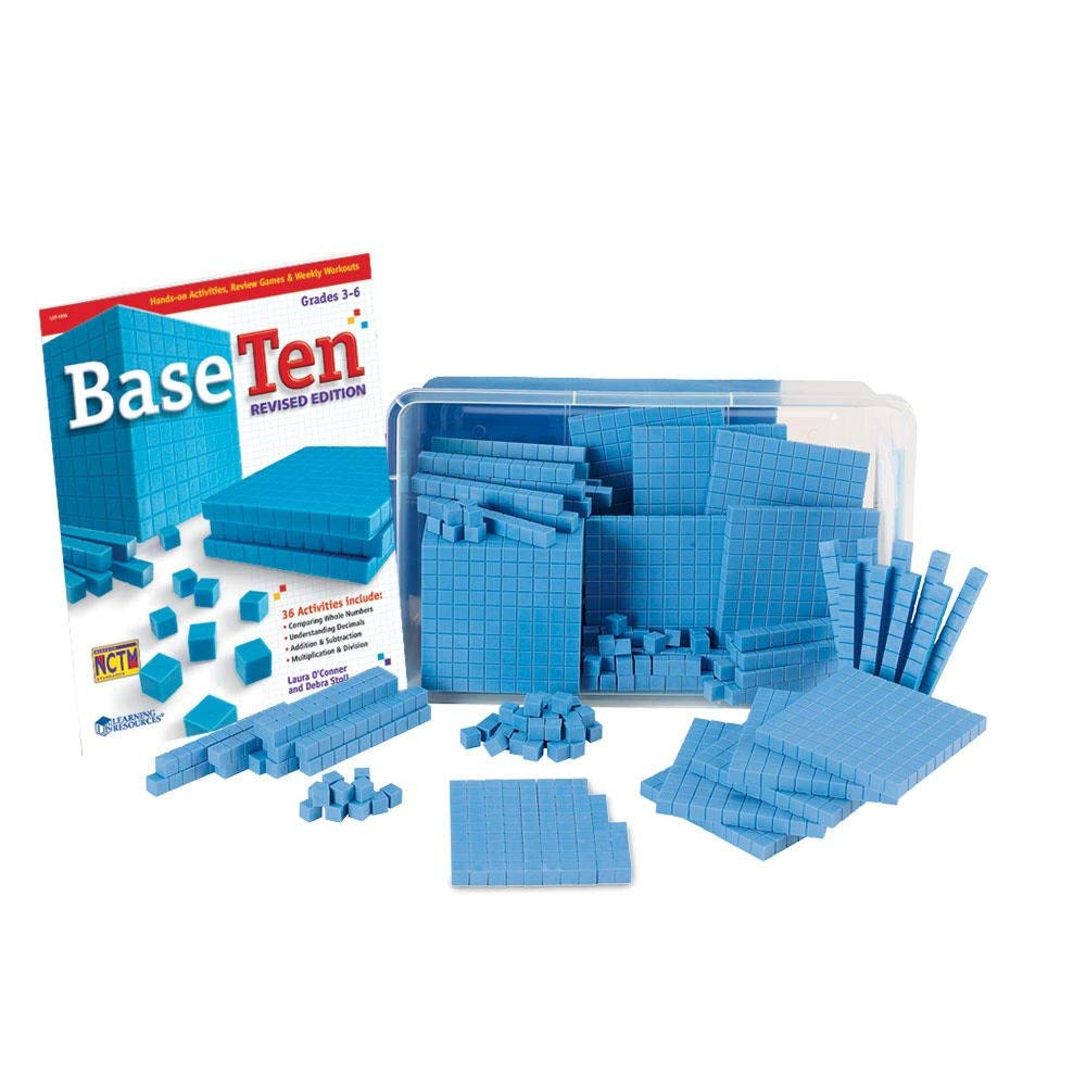 Foto 1 | Venta Internacional - Hand2mind Blue Plástica Base Diez Bloques Completos Completos