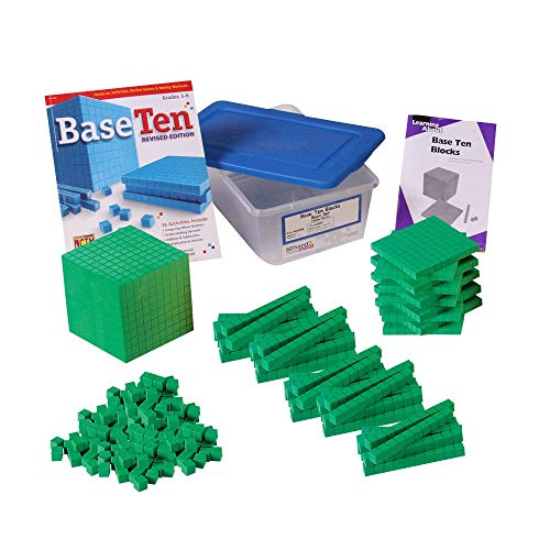 Foto 2 pulgar | Venta Internacional - Hand2mind Green Foam Base Diez Bloques Conjuntos Completos, Bloques De Valor En El Lugar