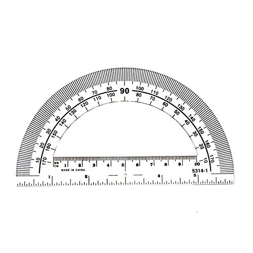 Venta Internacional - Hand2mind Clear, Plastic, Student Math Protractor Set Para El Aula (paquete De 100)
