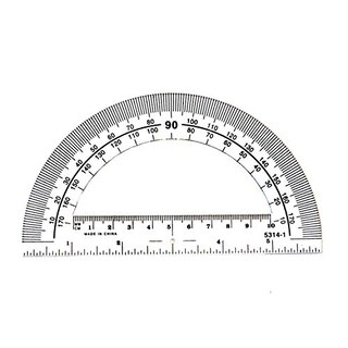 Foto 1 | Venta Internacional - Hand2mind Clear, Plastic, Student Math Protractor Set Para El Aula (paquete De 100)