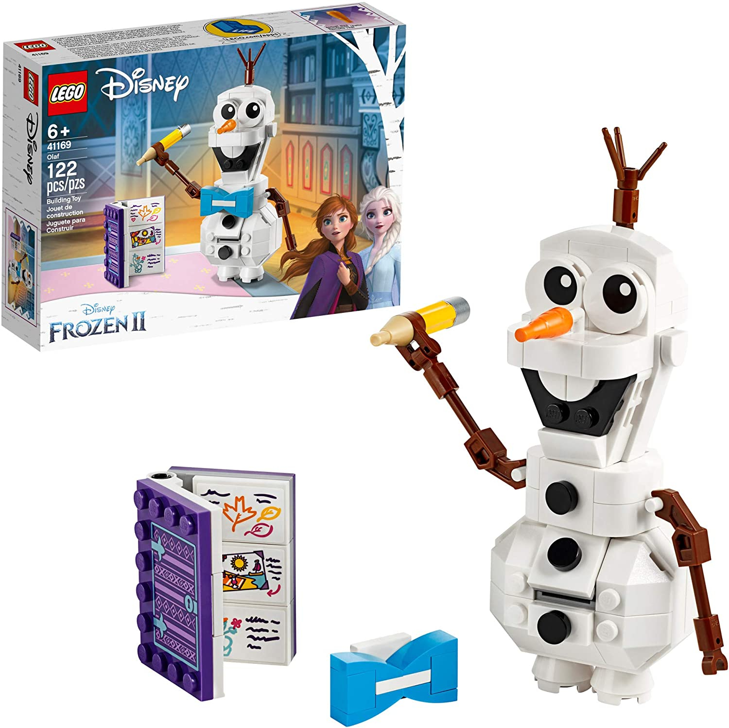 Venta Internacional - Lego Disney Frozen Ii Olaf 41169 Olaf Snowman Kit De Construcción De Figura De Juguete (122 Piez