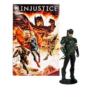 Foto 1 | Venta Internacional - Mcfarlane Toys - Dc Direct Gaming 7in Figura Con Cómic - Injustice 2 Wv1 - Flecha Verde