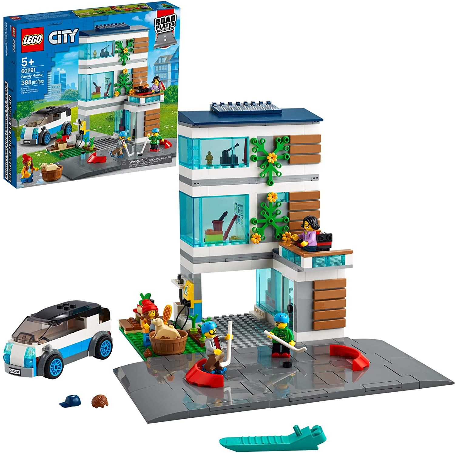 Foto 2 pulgar | Venta Internacional - Lego City Family House 60291 Building Kit, Toy For Kids, New 2021 (388 Piezas)