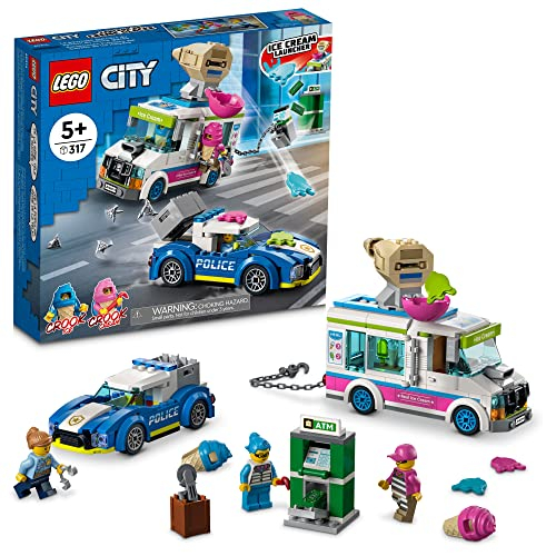 Foto 2 pulgar | Venta Internacional - Lego City Ice Cream Truck Police Chase 60314 Kit De Construcción
