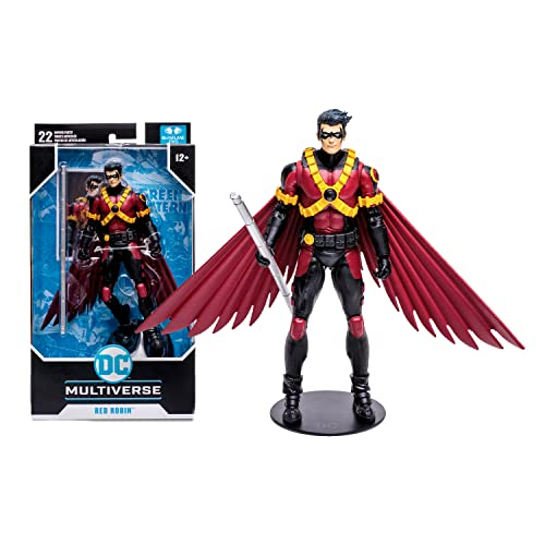 Venta Internacional - Mcfarlane Toys Dc Multiverse Red Robin 7 ''figura De Acción Con Accesorios