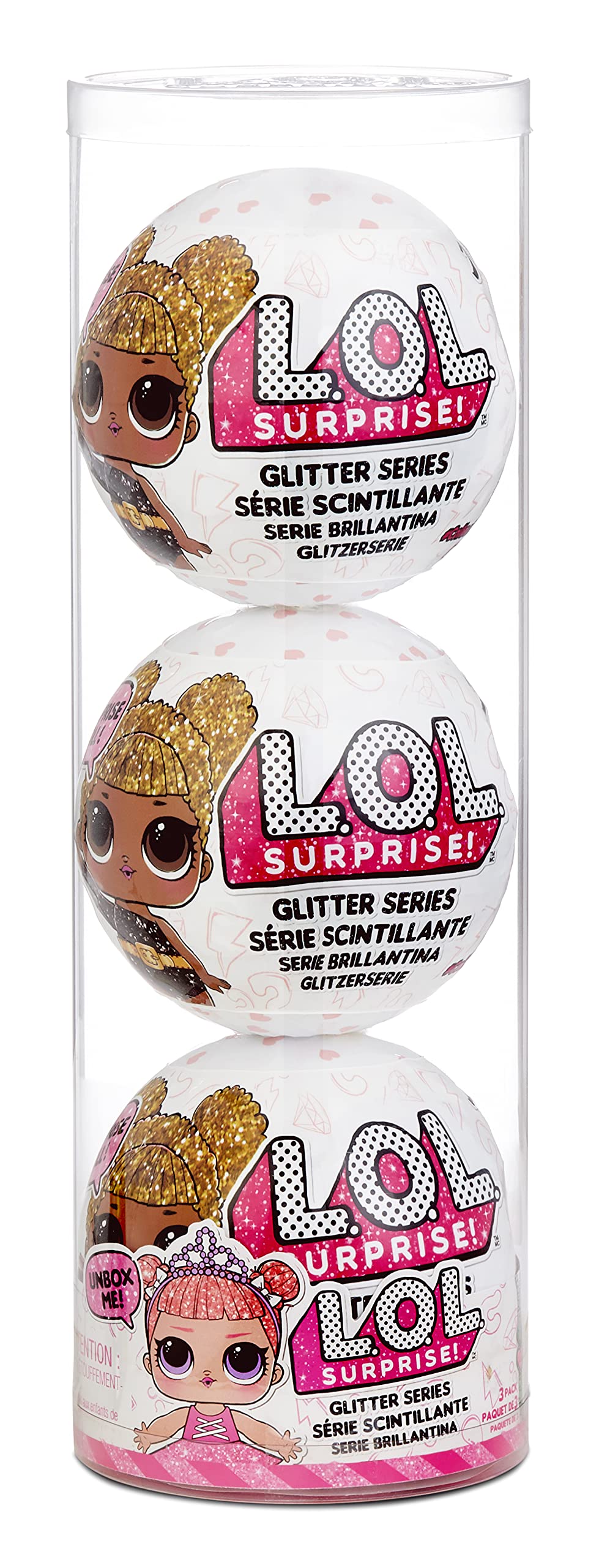 Foto 1 | Venta Internacional- Lol Surprise Glitter Series Style 2 Dolls- 3 Pack, Cada Una Con 7 Sorpresas