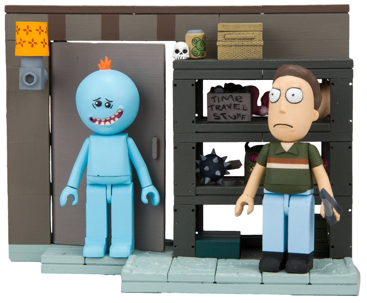 Venta Internacional - Mcfarlane Toys Rick & Morty Smith Rack De Garaje Pequeño Construcción Conjunto De Edificio