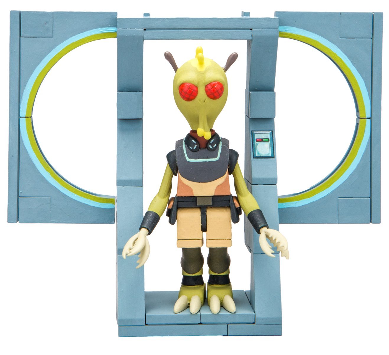 Venta Internacional - Mcfarlane Toys Rick & Morty The Discretet Assassin Micro Construction Set Playset