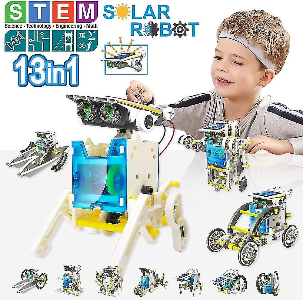 Venta Internacional - Kit De Robot Solar 13 En 1, Juguete Educativo Y Científico Para La Construcción