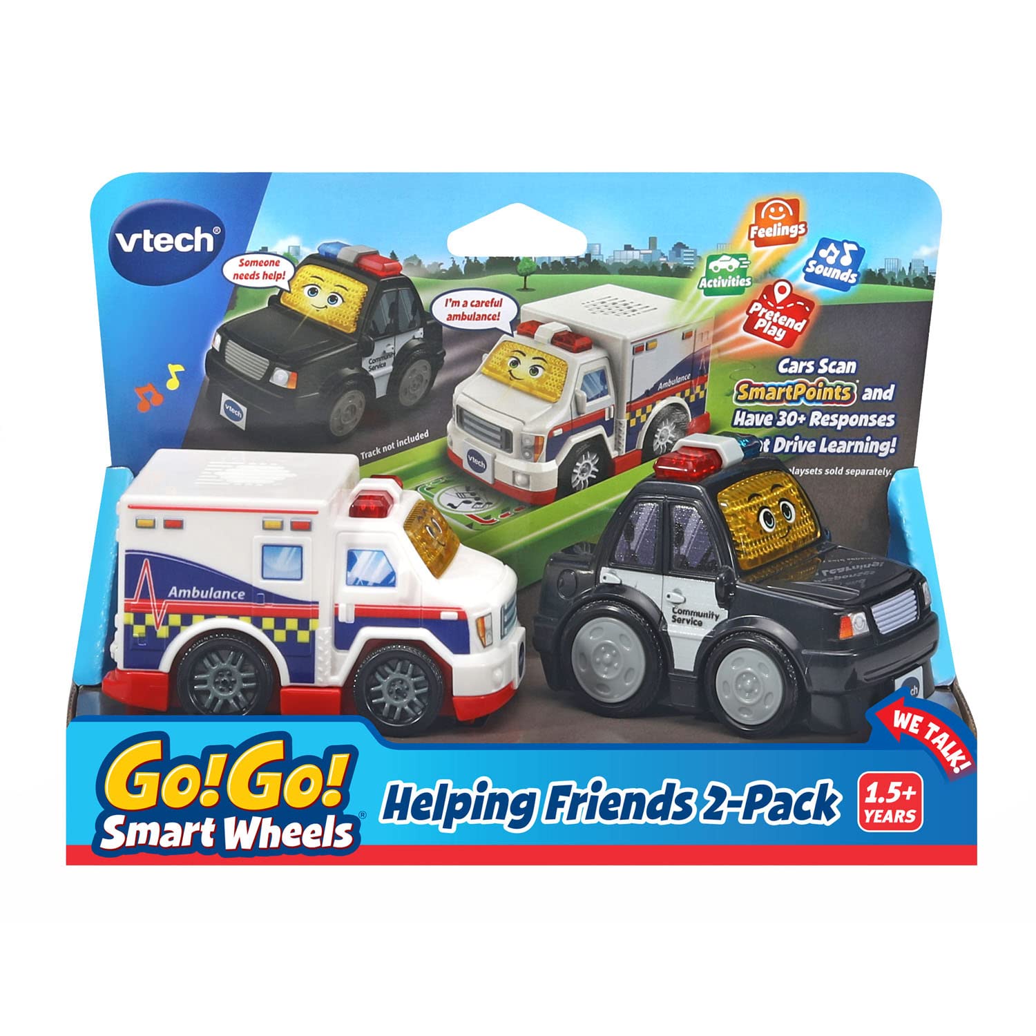 Foto 8 pulgar | Venta Internacional - Juguete Vtech Go! ¡vamos! Paquete De 2 Unidades De Smart Wheels Helping Friends