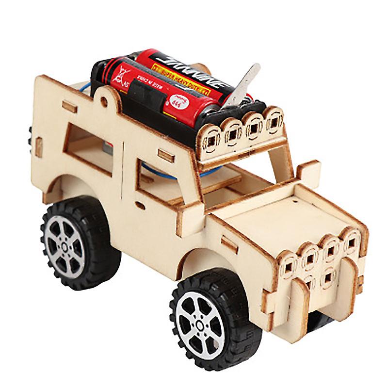 Venta Internacional - Juguete Educativo Diy Modelo De Coche Eléctrico De Madera Para Niños Mayores De 5 Años