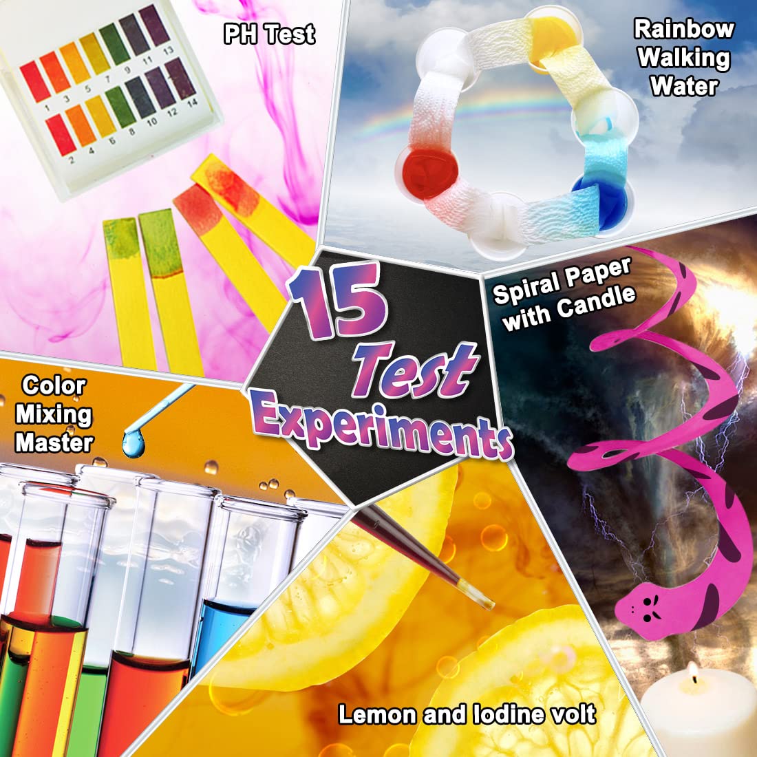 Foto 5 | Venta Internacional - Kit Científico Unglinga 70 Experimentos De Laboratorio Para Niños De 4 A 6, 8 Y 12 Años