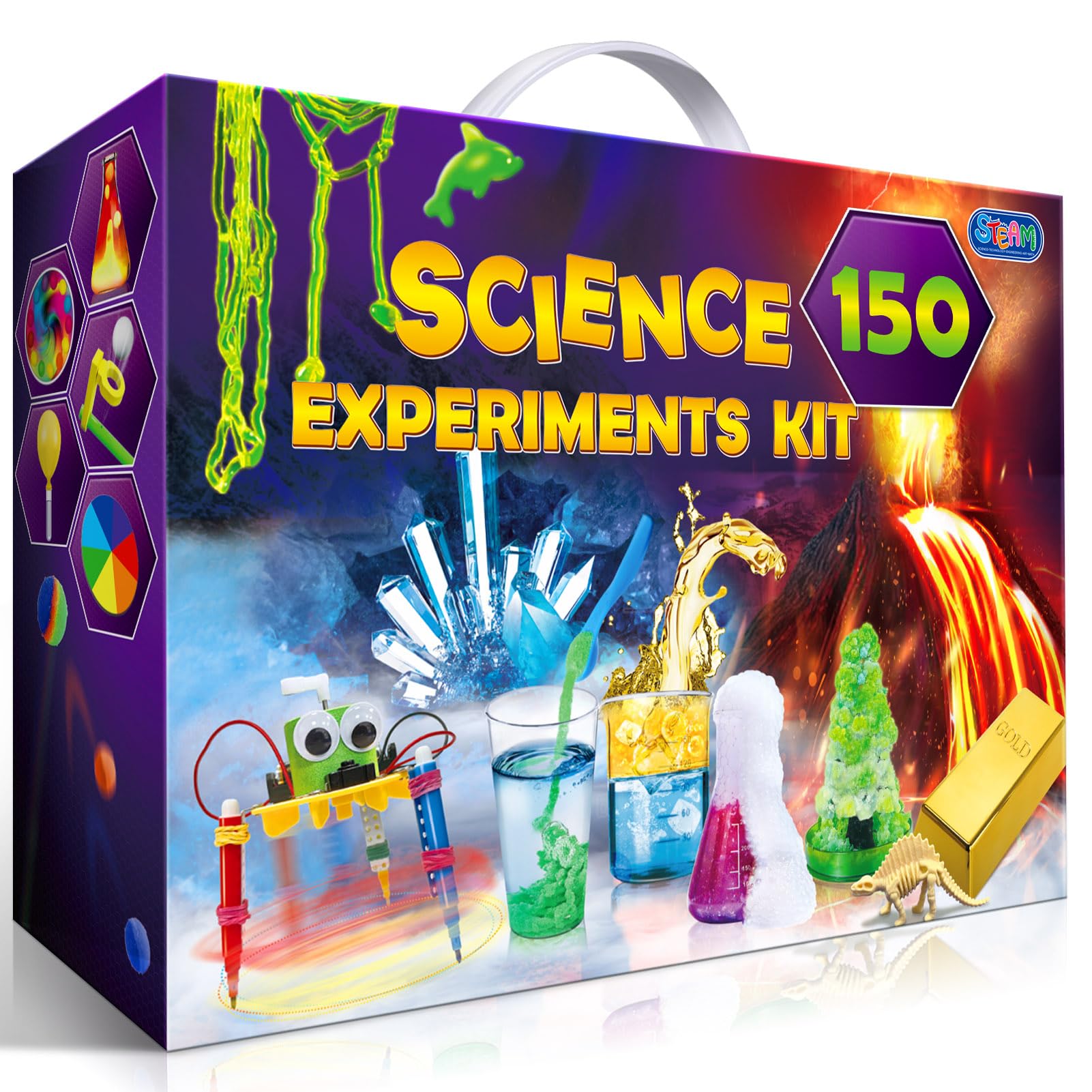 Venta Internacional - Kit De Experimentos Científicos Unglinga 150 Para Niños De 6 A 14 Años