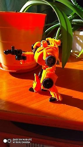 Foto 5 pulgar | Venta Internacional - Coche Robot Deformable De Juguete, Abejorro, Plástico, 9 X 6 X 3,5 Cm