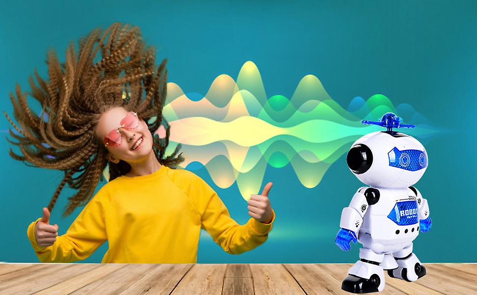 Foto 5 pulgar | Venta Internacional - Robot De Juguete Walking Dancing Para Niños Que Gira 360 Body Spin