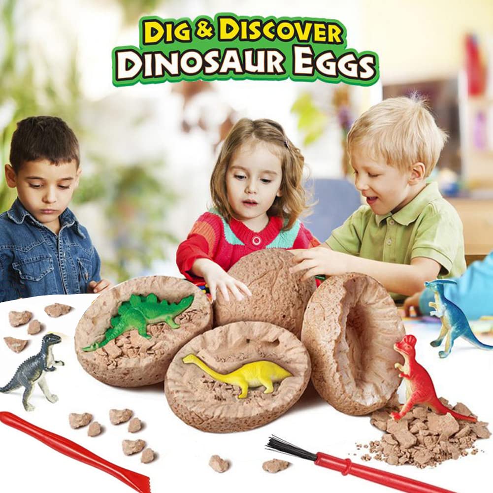 Foto 3 pulgar | Venta Internacional - Kit De Excavación De Huevos De Dinosaurio Didubuy Con 12 Huevos De Dinosaurio Para Niños De 4