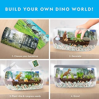 Foto 2 | Venta Internacional - Kit De Terrario Con Diseño De Dinosaurios Iluminados Para Niños De National Geographic