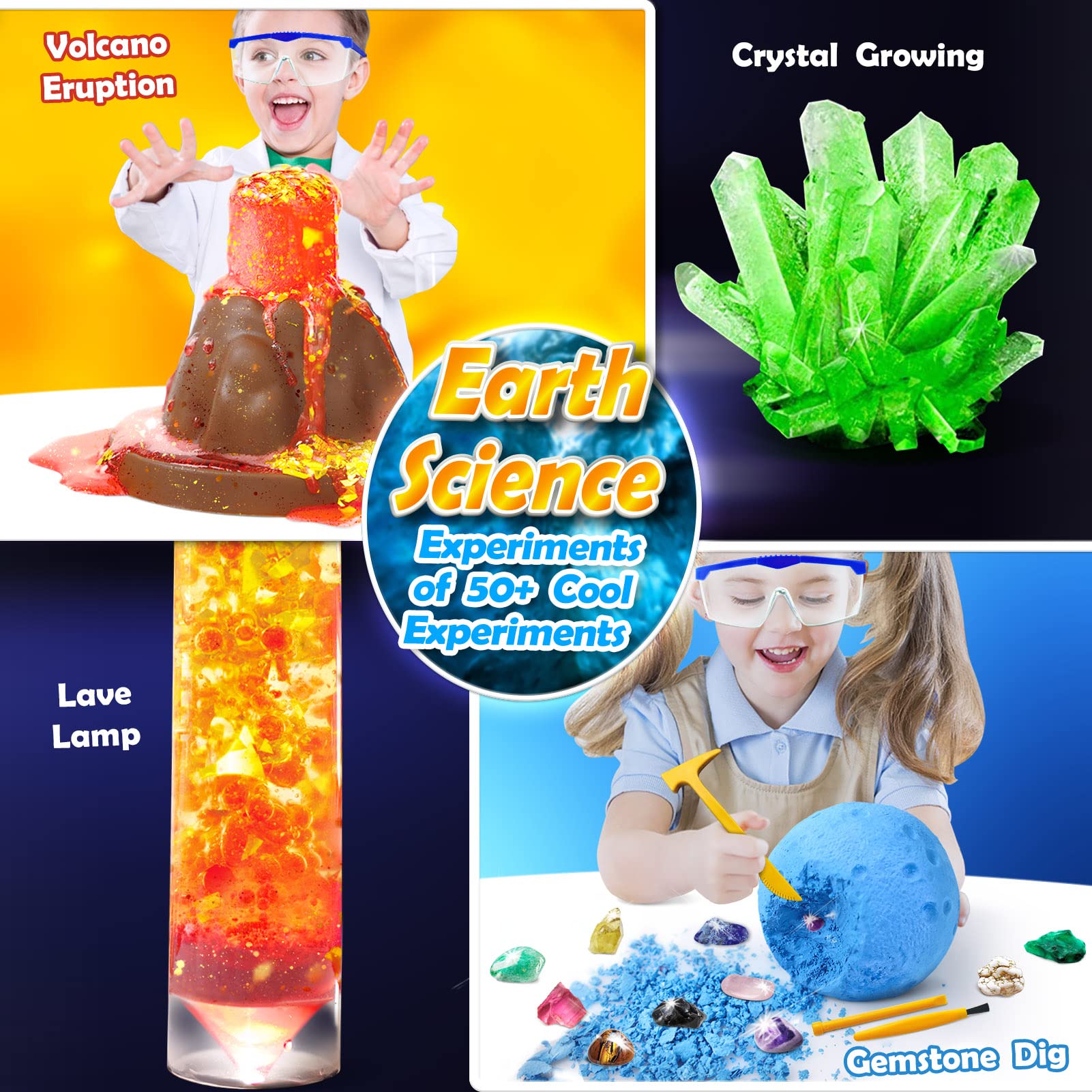 Foto 3 pulgar | Venta Internacional - Kit De Experimentos De Laboratorio Científico Unglinga 50+ Para Niños De 4 A 12 Años