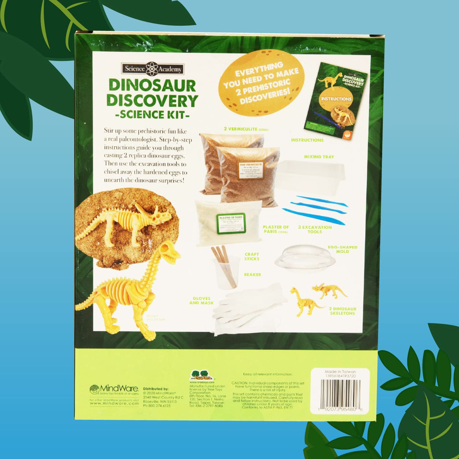 Foto 7 pulgar | Kit De Excavación De Huevos De Dinosaurio Mindware Para Hacer 2 Huevos De Dinosaurio Gigantes Con He - Venta Interna