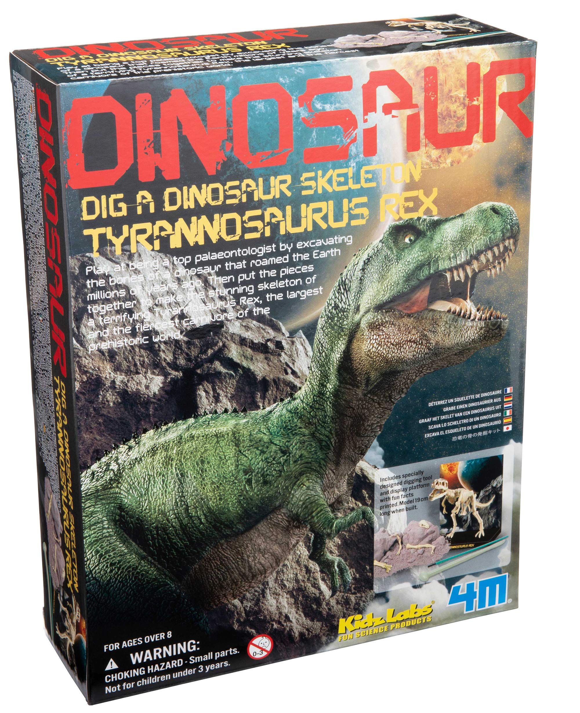 Foto 2 pulgar | Dig A Dino Kidzlabs, Esqueleto Fósil De Tyrannosaurus Rex, De 4 M - Venta Internacional.