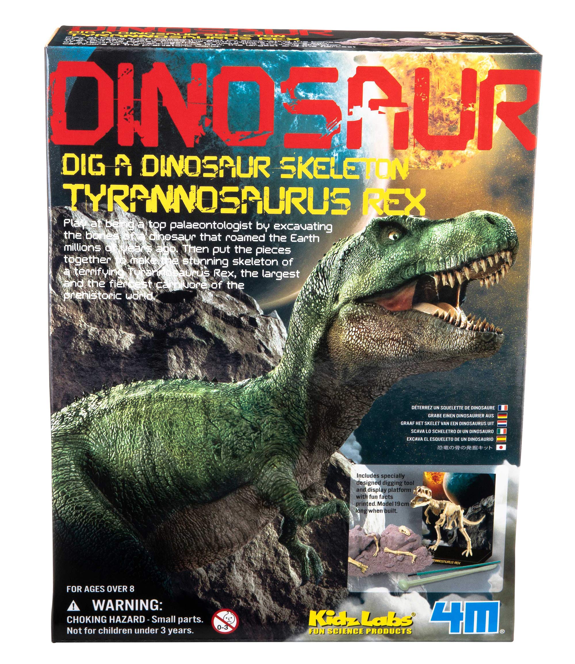 Foto 8 pulgar | Dig A Dino Kidzlabs, Esqueleto Fósil De Tyrannosaurus Rex, De 4 M - Venta Internacional.