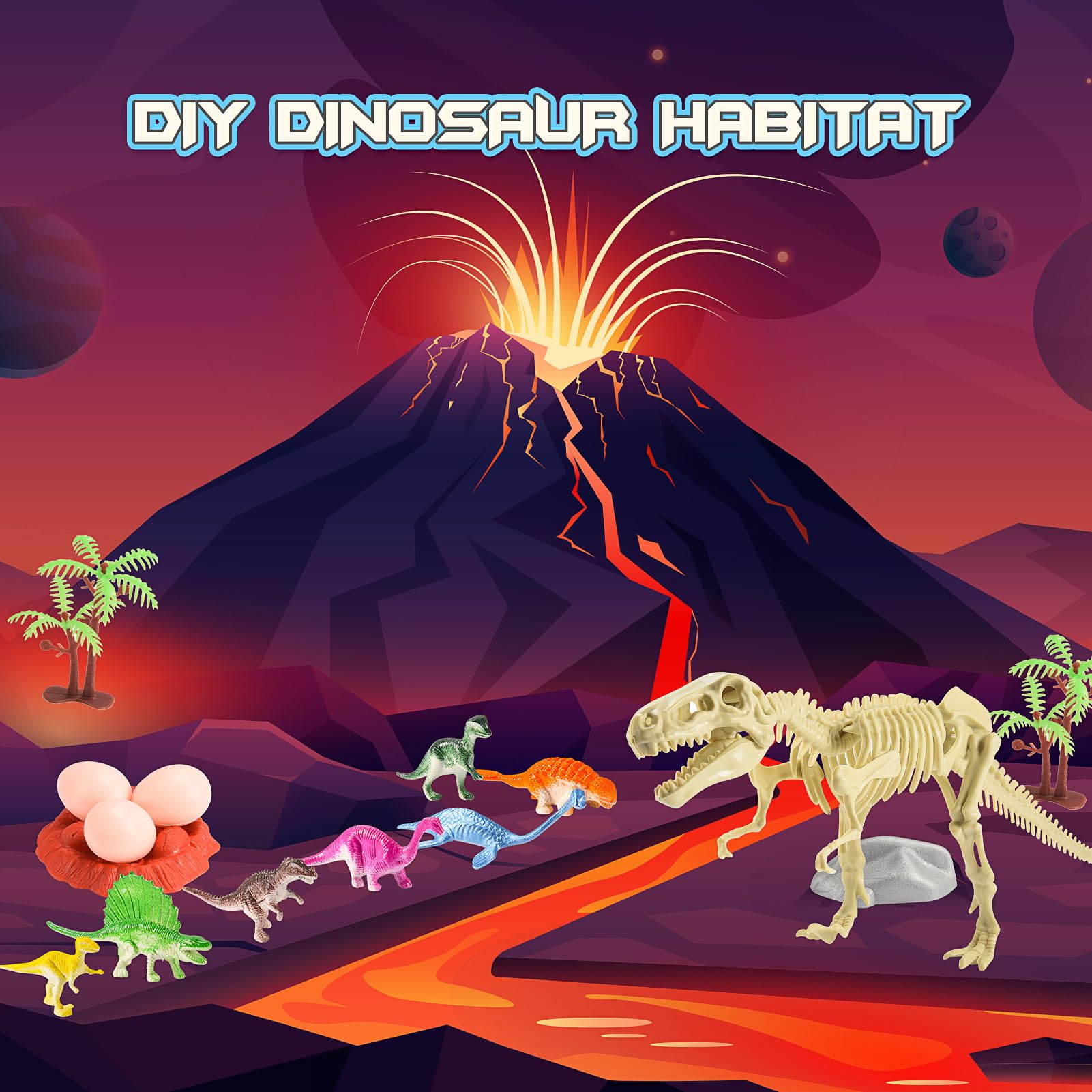 Foto 6 pulgar | Kits De Experimentos Científicos Sobre Dinosaurios Faentwc Para Niños De 5 A 10 Años - Venta Internacional.