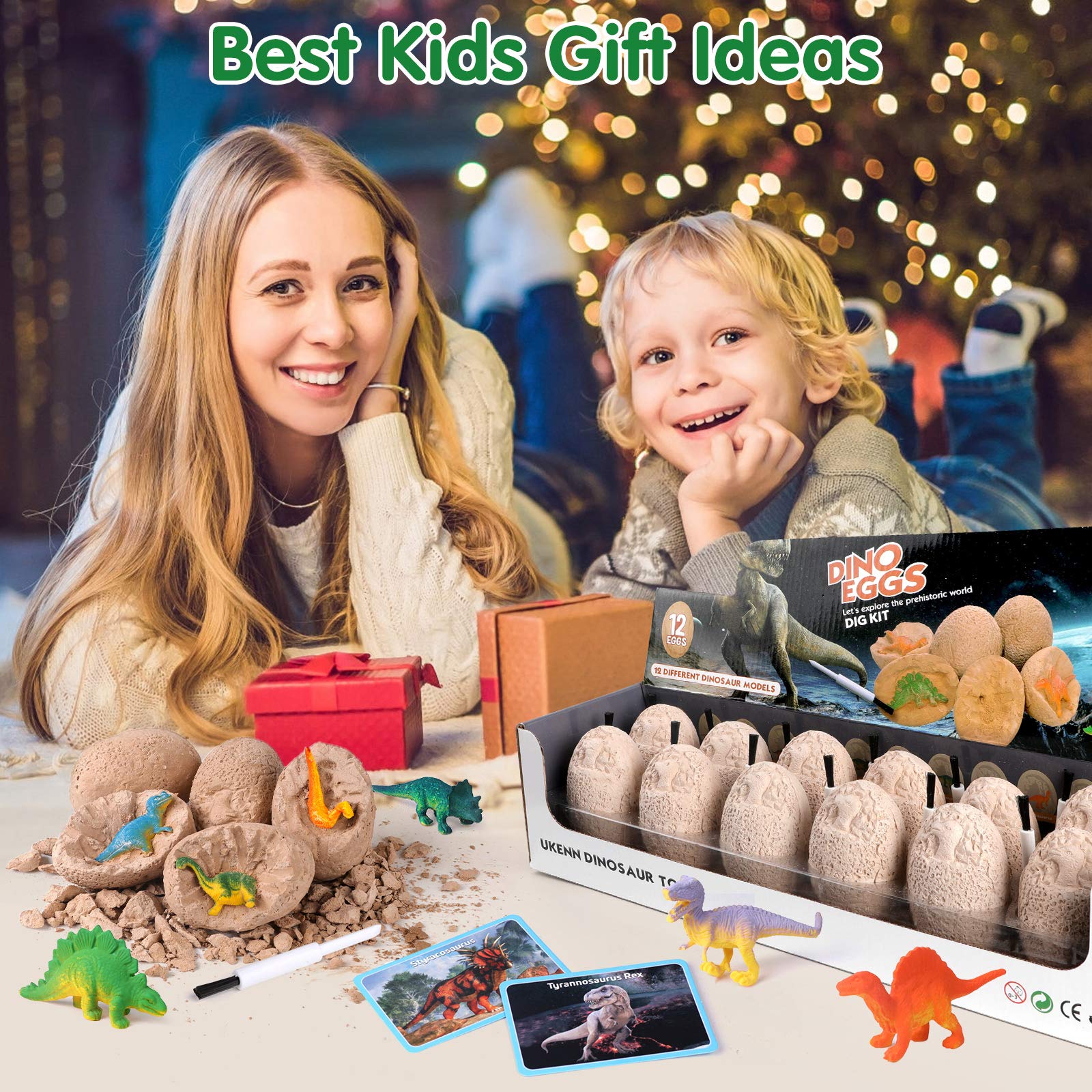 Foto 4 pulgar | Kit De Excavación De Huevos De Dinosaurio Witalent Dinosaur Party, Regalo Para Niños - Venta Internacional.
