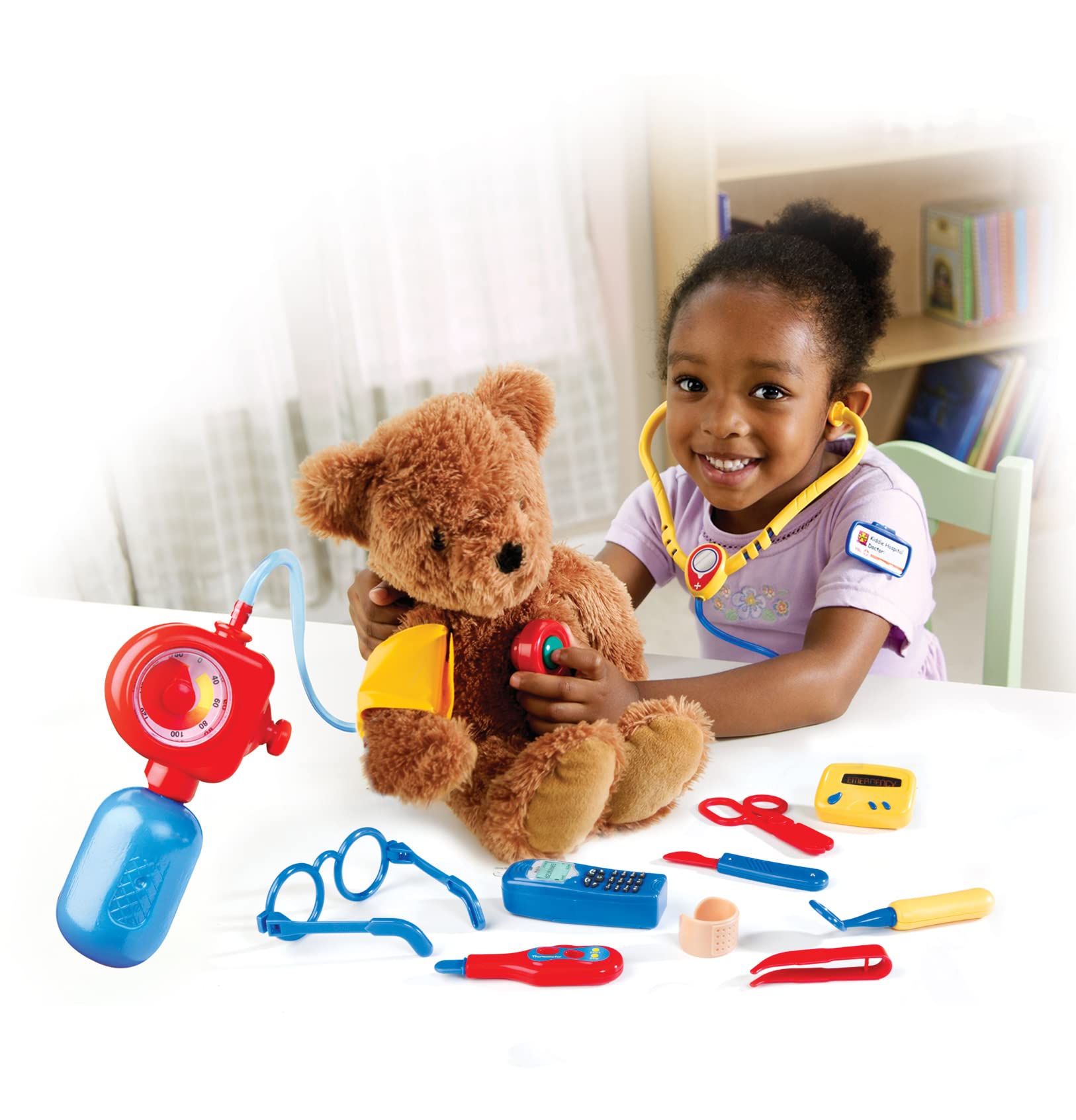 Foto 4 pulgar | Set Doctor Learning Resources Pretend & Play Azul, 19 Piezas - Venta Internacional.