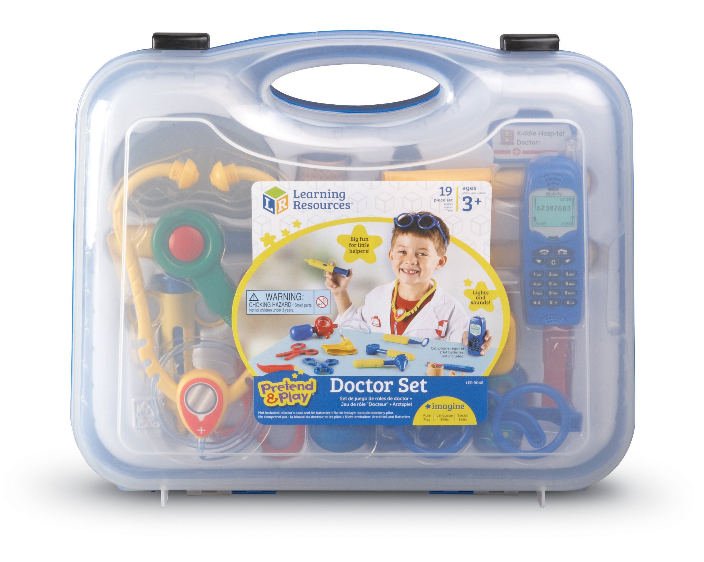Foto 5 pulgar | Set Doctor Learning Resources Pretend & Play Azul, 19 Piezas - Venta Internacional.