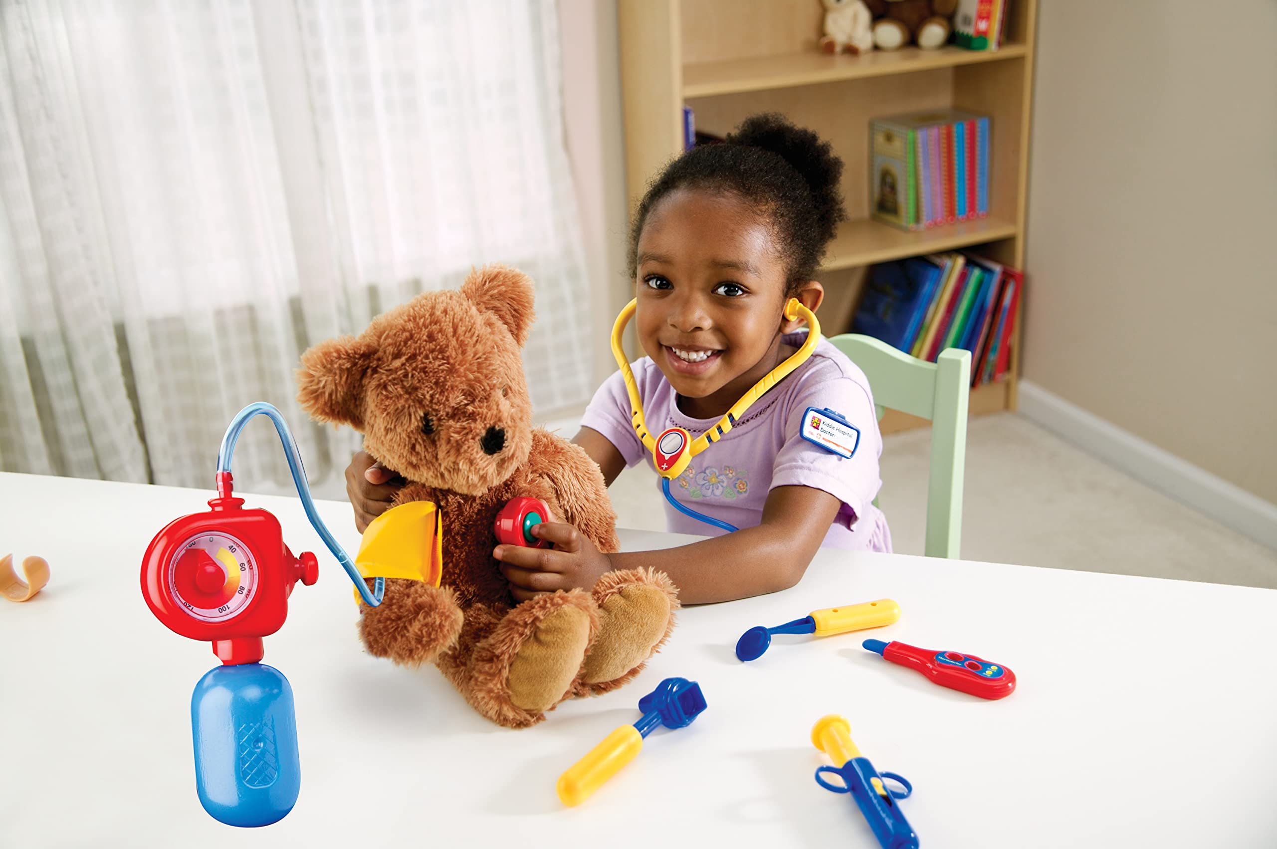 Foto 7 pulgar | Set Doctor Learning Resources Pretend & Play Azul, 19 Piezas - Venta Internacional.