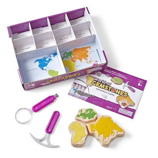 Foto 6 | Kit De Excavación De Gemas Hand2mind World Of Gemstones Con 8 Gemas Reales - Venta Internacional.