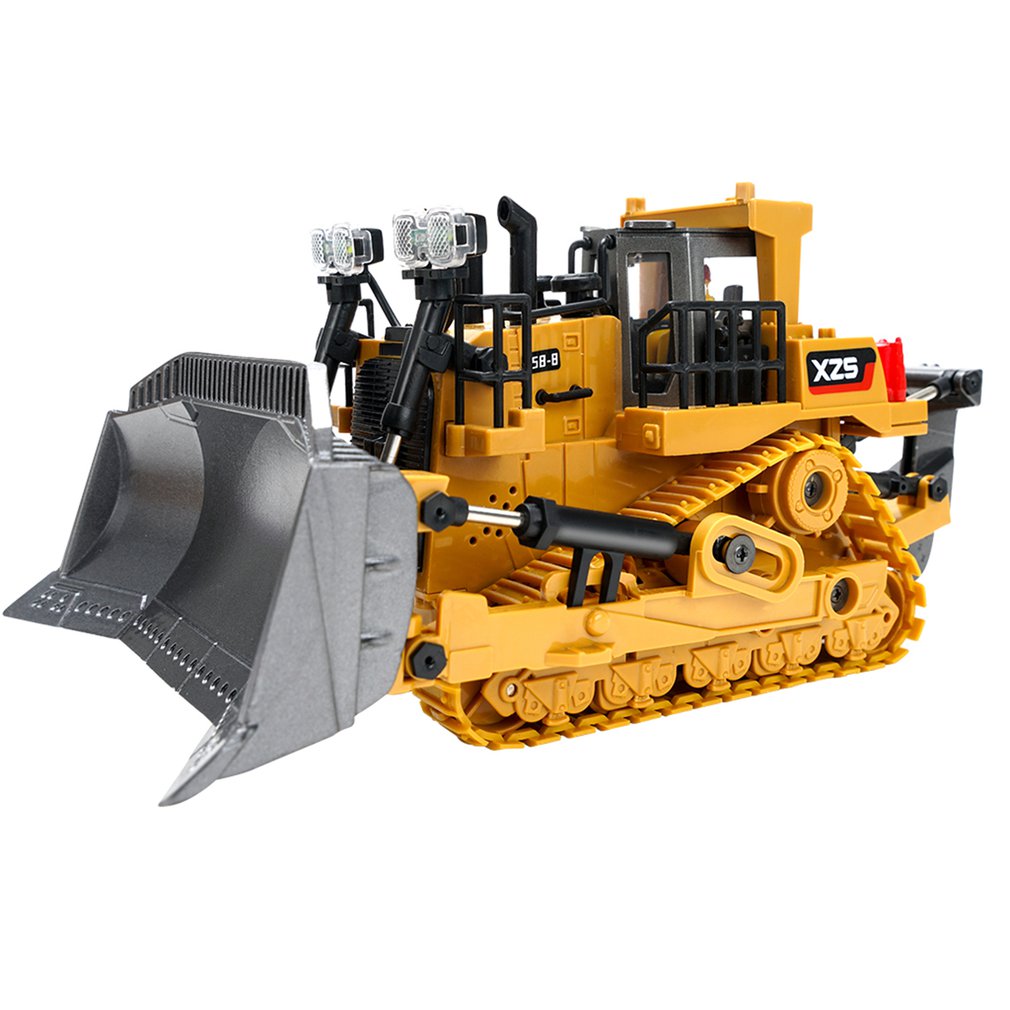 Foto 6 pulgar | Bulldozer Rc A Escala 1:24 Con Control Remoto De 9 Canales Y 2.4 Ghz Para Excavadora Pesada - Venta Internacional.