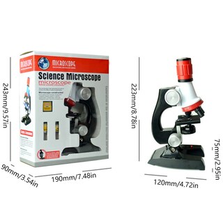 Foto 3 | Kit De Microscopio, Laboratorio De Biología, Luz Led, Educación Científica Para Niños - Venta Internacional.