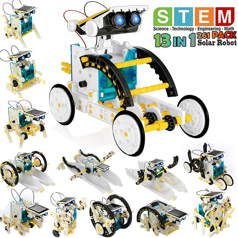 Robot Solar Toy Ation Stem 13 En 1, Edición Mejorada - Venta Internacional.