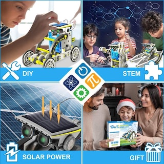 Foto 3 | Robot Solar Toy Ation Stem 13 En 1, Edición Mejorada - Venta Internacional.
