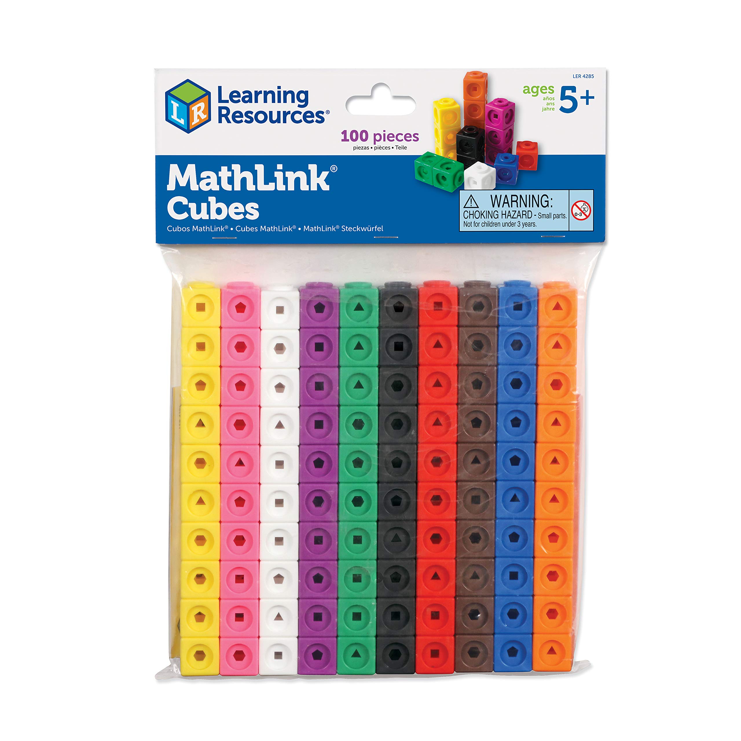 Juego de 100 Actividades Stem Recursos de Aprendizaje de Mathlink Cubes - Venta Internacional