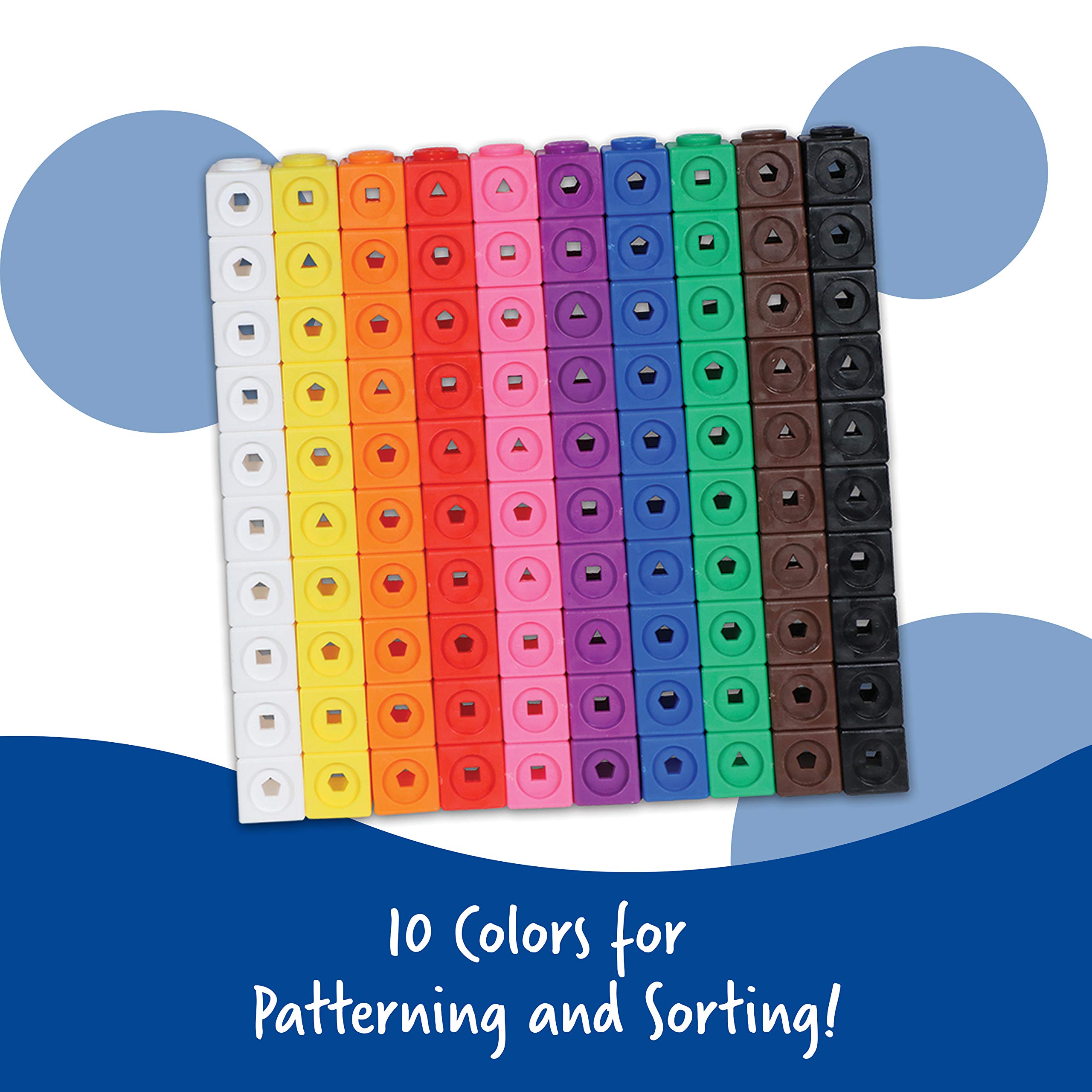 Foto 5 pulgar | Juego de 100 Actividades Stem Recursos de Aprendizaje de Mathlink Cubes - Venta Internacional