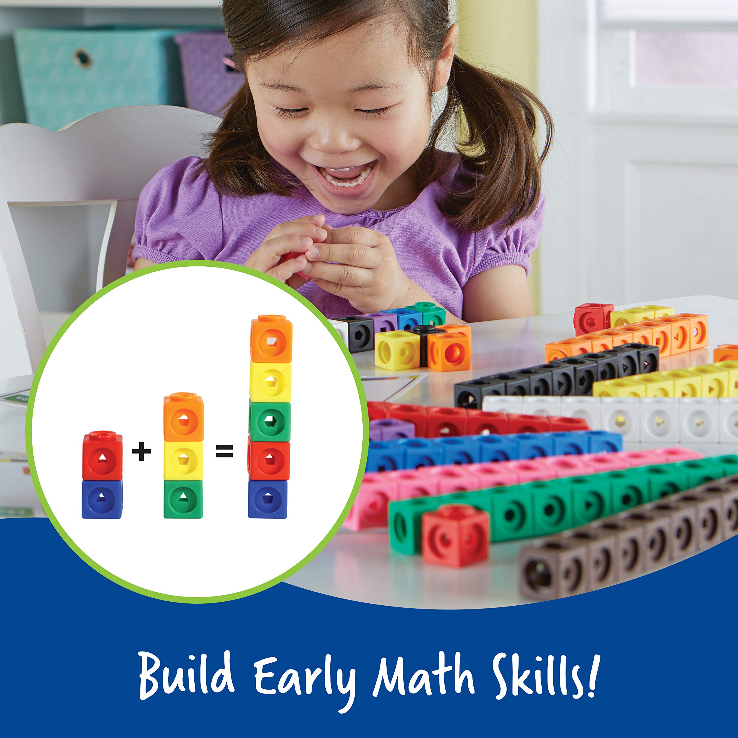 Foto 6 pulgar | Juego de 100 Actividades Stem Recursos de Aprendizaje de Mathlink Cubes - Venta Internacional