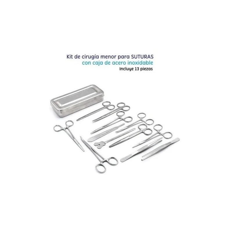 Foto 2 pulgar | Kit De Disección De Acero De 13 Piezas Con Caja Para Estudiantes Y Curas - Venta Internacional.