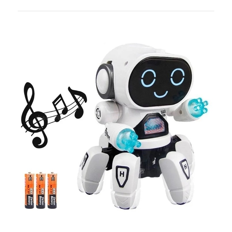Foto 4 pulgar | Robot Toy Dancer Spider Con Luces Led Para Niños, Color Blanco - Venta Internacional.