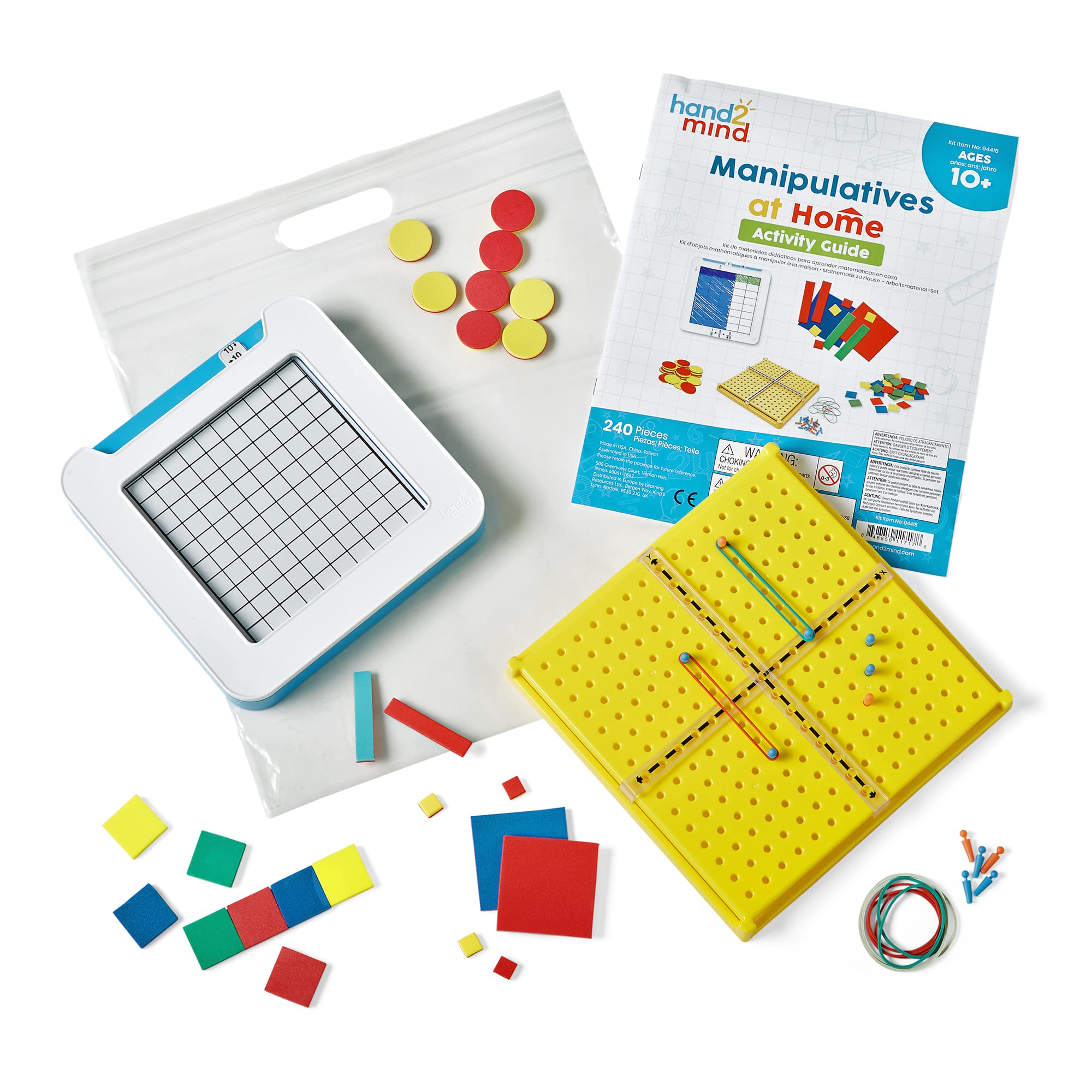Foto 2 pulgar | Kit De Manipulación Matemática Hand2mind Para Grados 6-8 Con Fichas De Álgebra - Venta Internacional